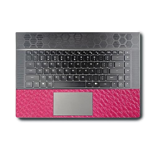 Image of MightySkins Carbon Fiber Skin Compatible With Alienware X16 R1 (2023) Full Wrap Kit - Pink Pleather | Protective, Durable Textured Carbon Fiber Finish | Easy To Apply & Change Styles | Made in the USA