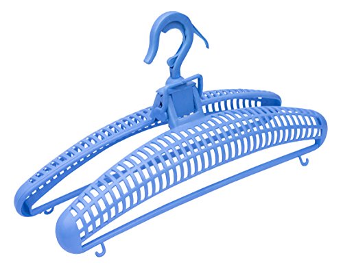 UPP Drogerbeugel uittrekbaar en windbestendig, droogbeugel voor ruimtebesparend wassen, aan de lucht drogerbeugel laten je wasgoed sneller drogen [2 stuks]