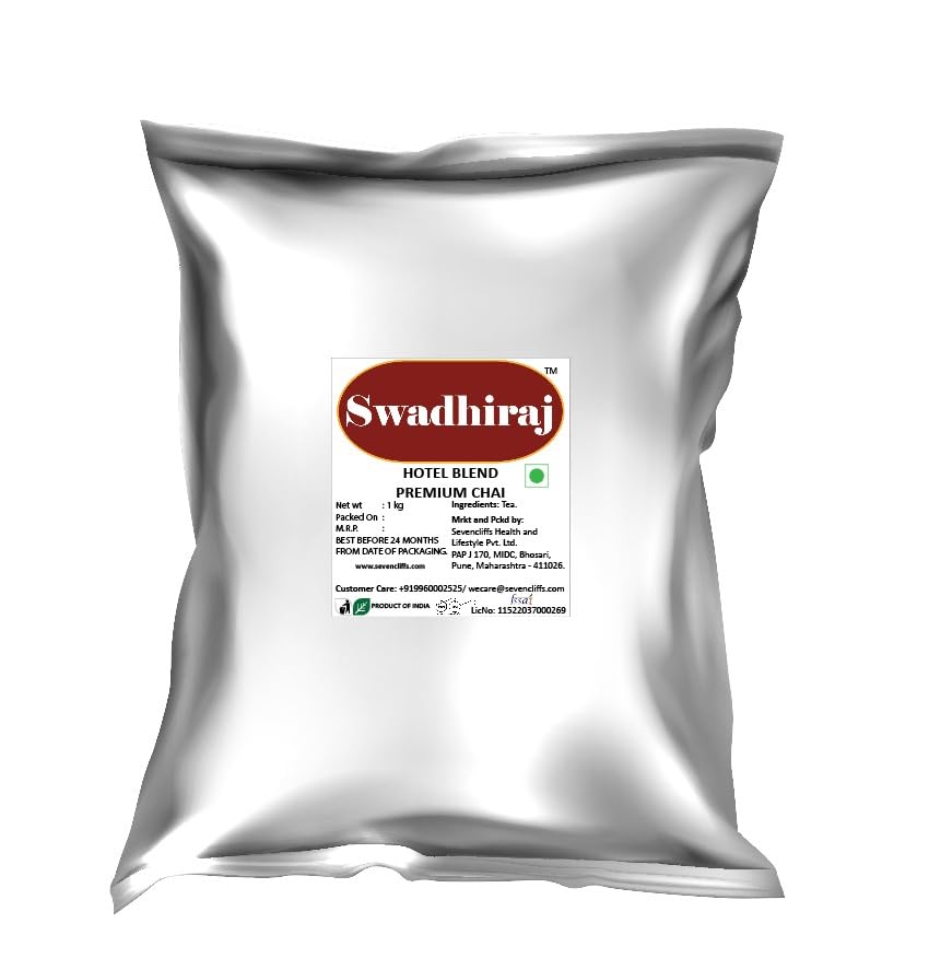 Swadhiraj Premium Hotel Blend Tea 1kg Offer | Tea powder 1kg | Tea 1kg | Kadak Chai Patti | Black Tea - Hotel Blend (B0CG3BC698) Amazon Price History, Amazon Price Tracker