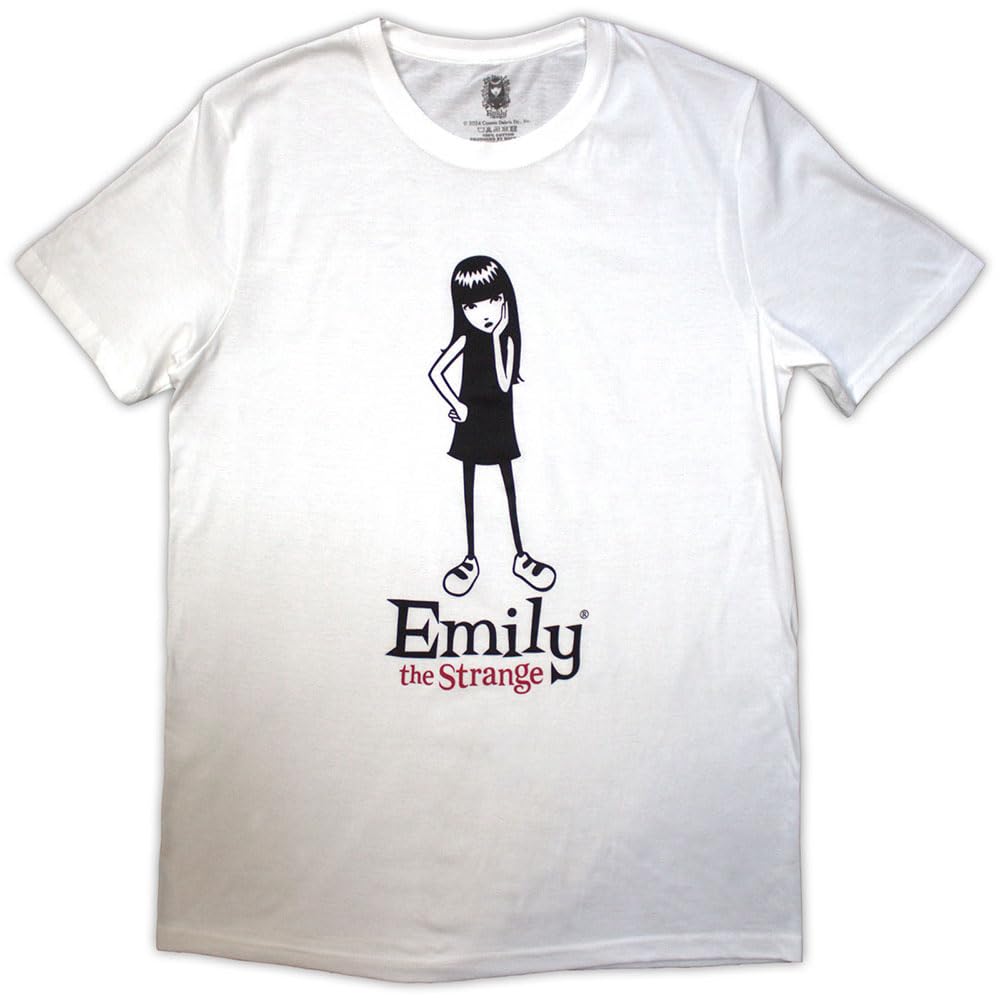 Emily The Strange Emily Poses T Shirt M White