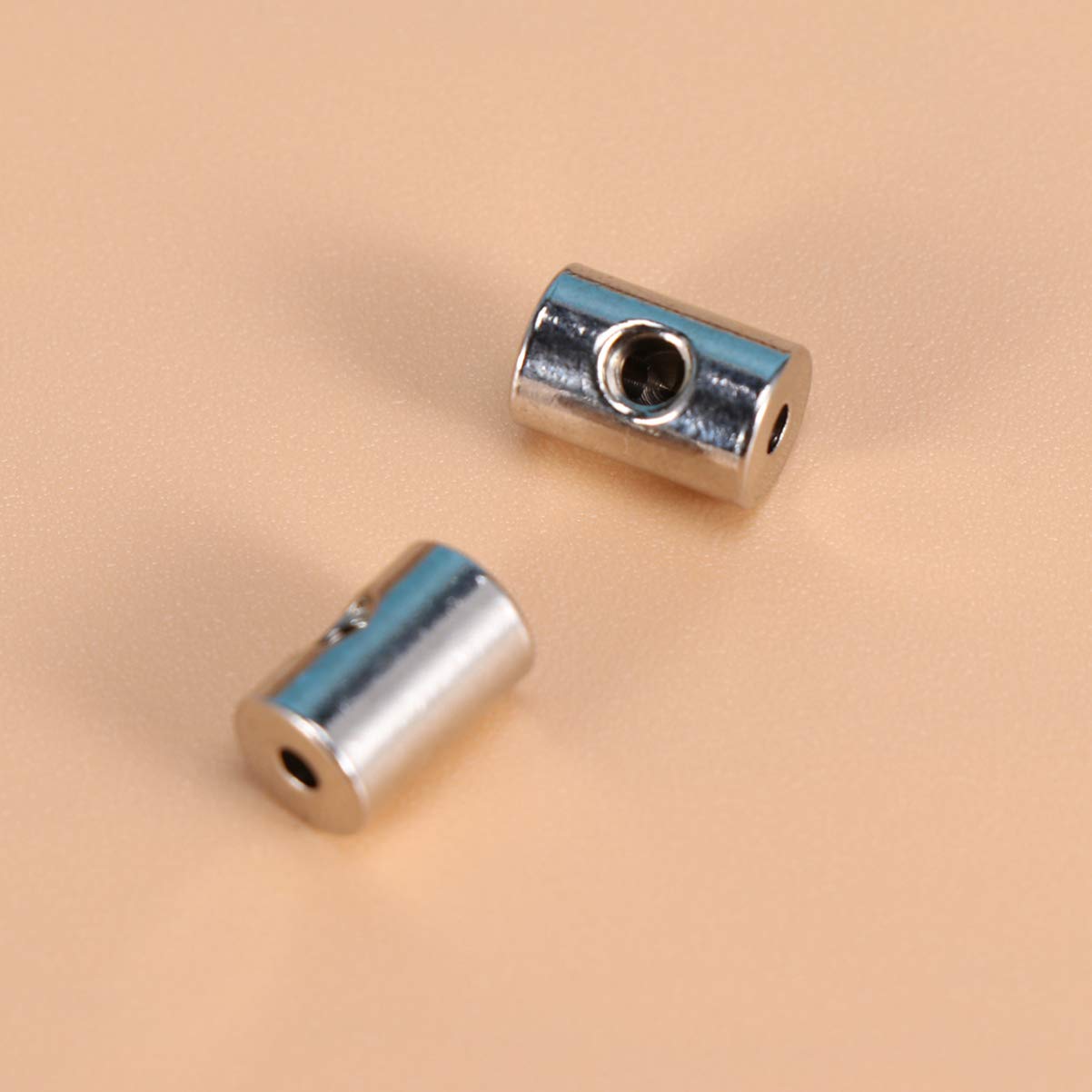 DOITOOL Set 50pezzi Pin Backs in Metallo Argento Meccanismo di Bloccaggio Fermo e Pratico per Vest e Distintivi Uso Pin