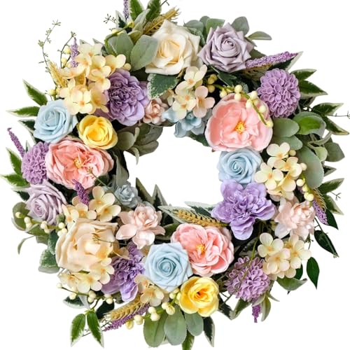 LUROFAN Bright Spring and Summer Farmhouse Decorations, Artificial Flowers, Suitable