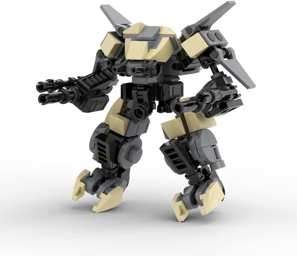 Battle Military Tech Robot Building Kit,Rapid Response Suit Mech Armorr Swordsman Assassin Action Figure Building Model Toy, Collectible Mecha Toy for Kids Adults Christmas Birthdays Gift(176Pcs)