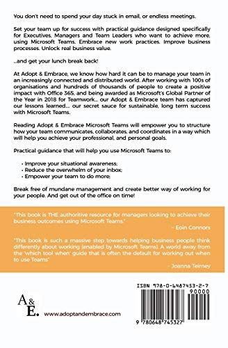 Adopt & Embrace Microsoft Teams: A manager's guide to communication, collaboration and coordination with Microsoft Teams - Image 2