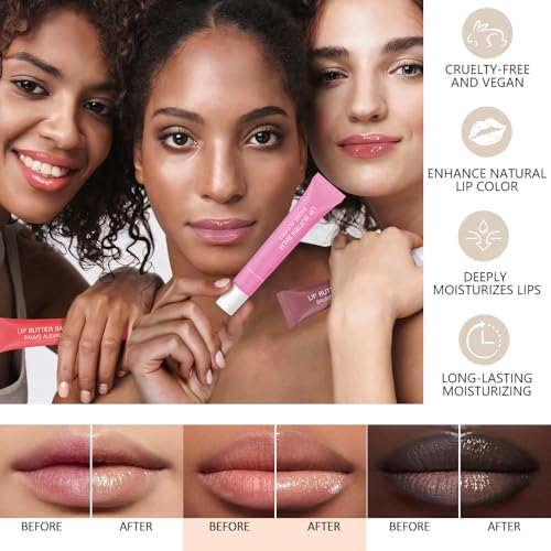 Image of FeiCuiYun Summer Lip Butter Lip Balm, Ultra-Hydrating Natural Vegan Lip Balm, Sheer-Tinted Shine & Hydration, Soothes & Softens Dry Lips Skincare, Balsamo labial hidratante #1 Vanilla