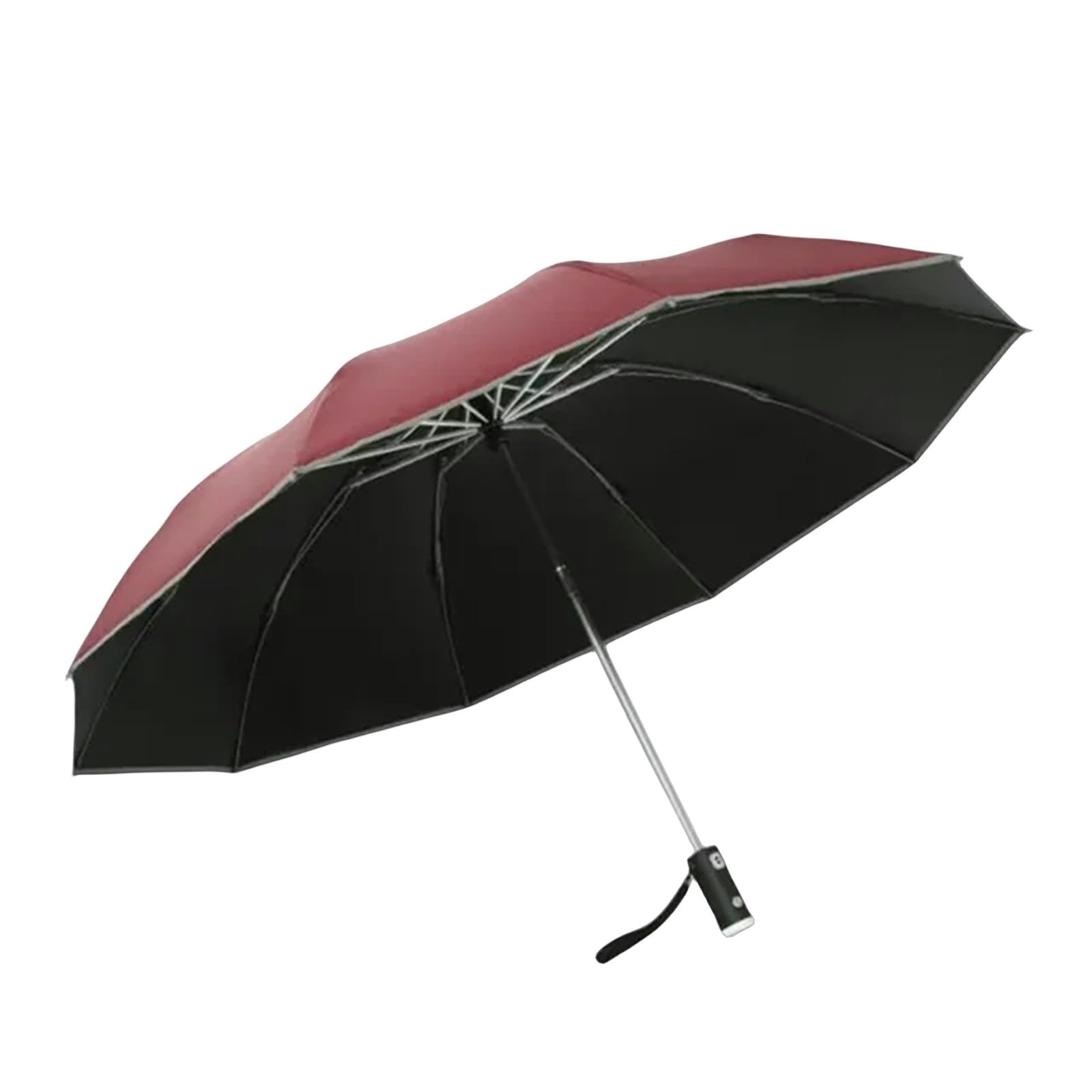Ombrello Umbrella Automatica Ombrello Creativo Ombrello Tre Volte Portatile Parasole Ombrello Led Led