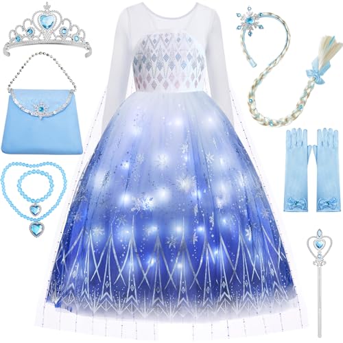 Disfraz de Princesa para Niñas con Luz miniatura 1