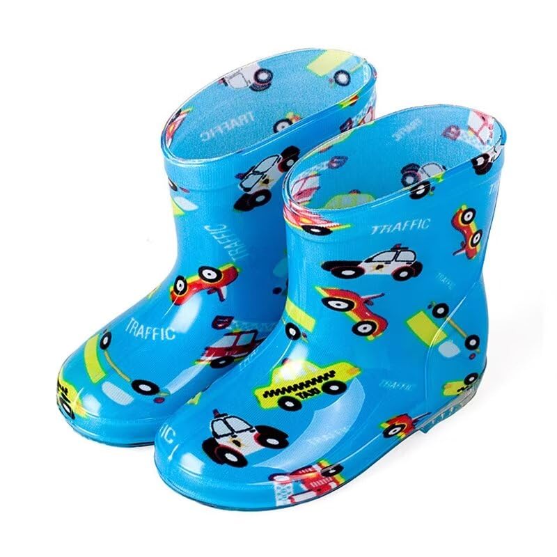 Kids Boy Girl Lovely Cartoon Fashion Rain Boots for Walking River Beach Sport
