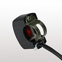 Vista 4 de 2 piezas de interruptor de manillar de motocicleta, botón de encendido y apagado, piezas de ajuste para luz de motocicleta U5 U7 U2 LED, interruptor