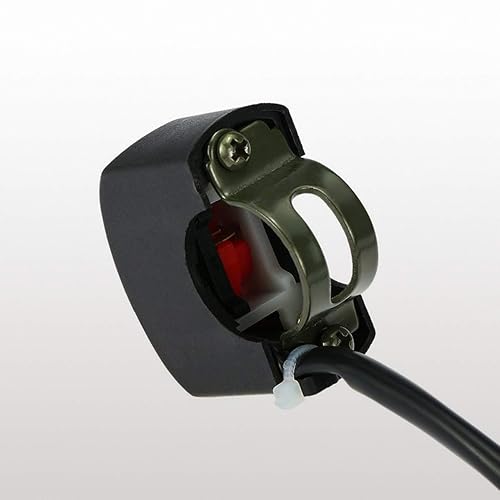 Miniatura 4 de 2 piezas de interruptor de manillar de motocicleta, botón de encendido y apagado, piezas de ajuste para luz de motocicleta U5 U7 U2 LED, interruptor