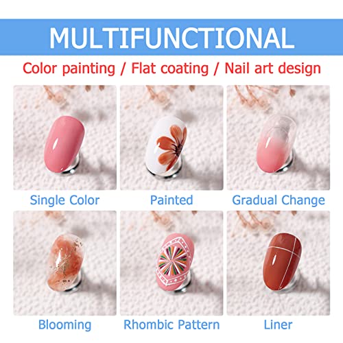 Lofuanna 3 In 1 Solid Nail Gel Polish Palette, 3 Colors Cream Pudding Gel Nail Polish With 1 Pcs Nail Brush Uv Soak Off Professional Mud Gel For Nail Art Design Diy Manicure At Home Salon, Nail Starter #TOP6