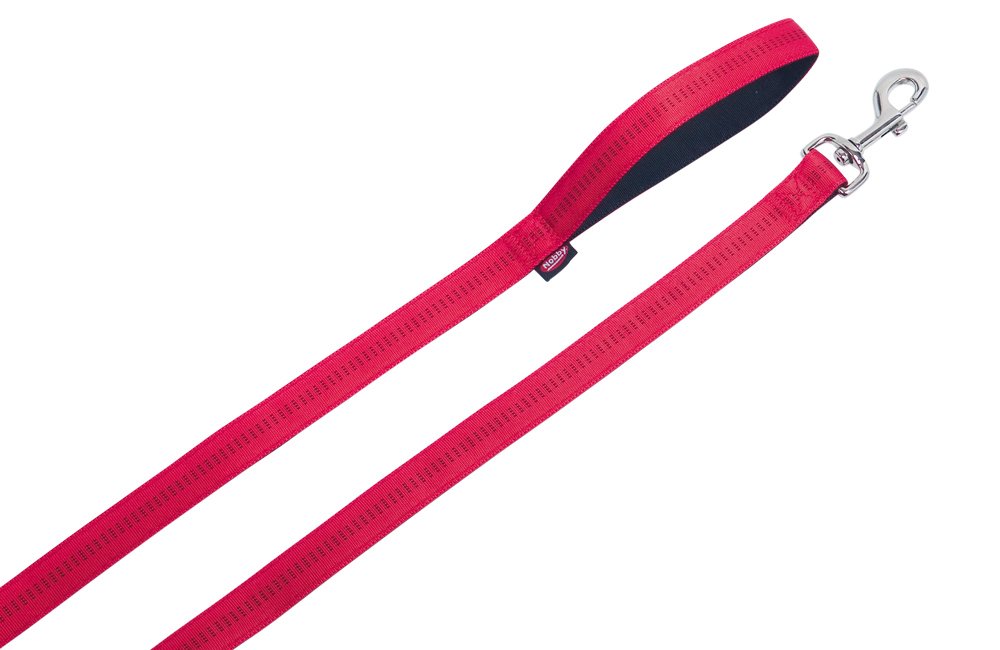 Nobby Leash Soft Grip, 120 cm/ 20 mm, Red