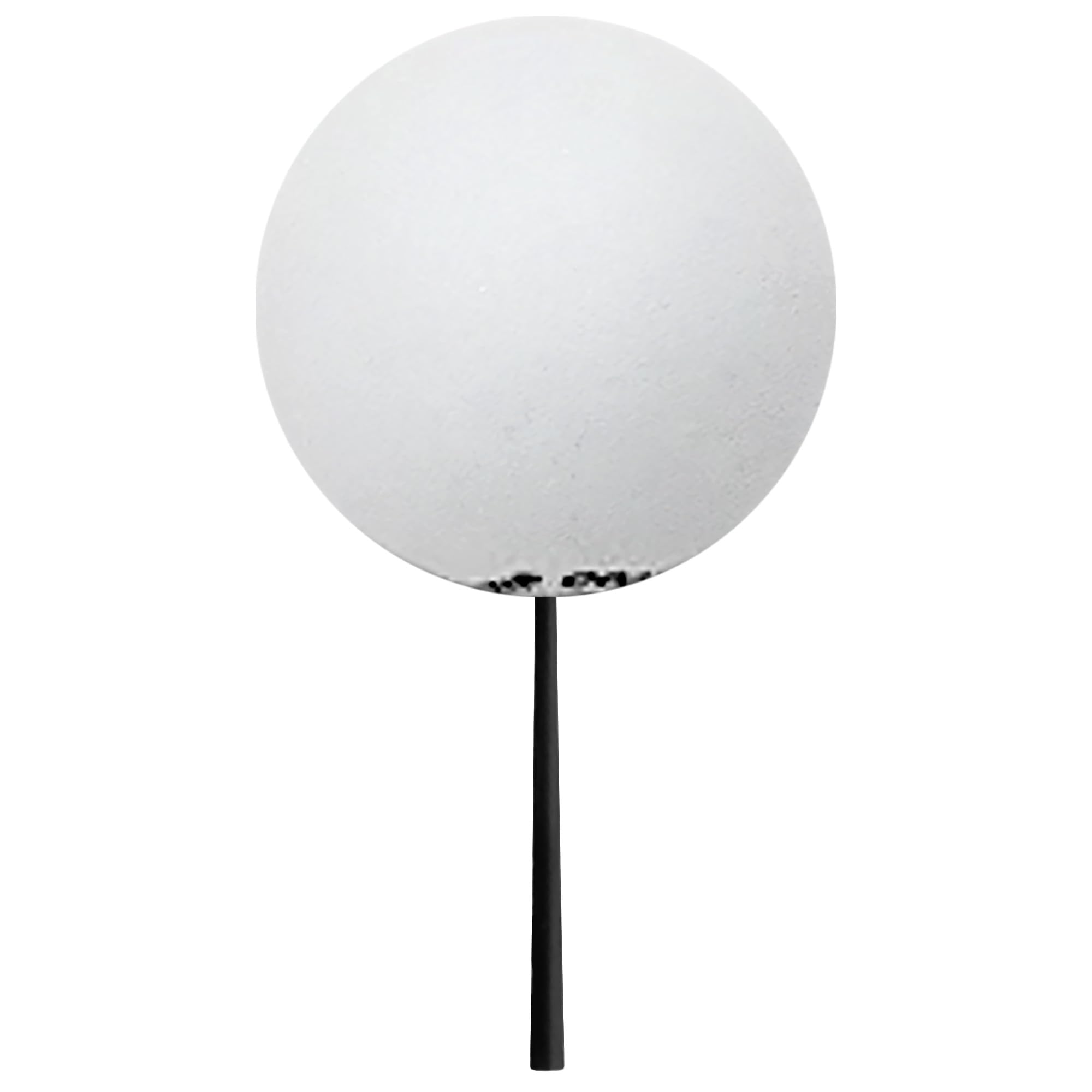 HappyBalls Plain White Car Antenna Ball/Antenna Topper (Eva Craft Foam) (1.75