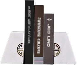 Suportes criativos modernos para livros decoração de mármore branco suporte de livros sala de estudo estante escritório luz de luxo livro confiando decoração (cor: branco)
