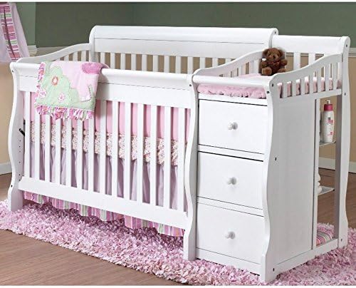 Sorelle Tuscany 4-in-1 Convertible Crib and Changer Combo