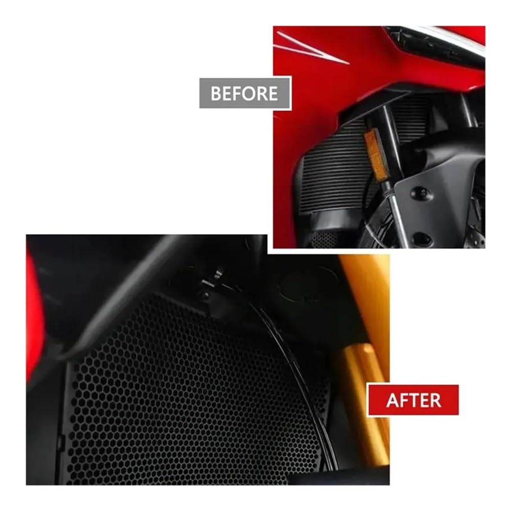 Moto Copertura Radiatore Griglia Griglia Di Protezione Radiatore Moto Per Du&ati | Per Panigale V2 V2S 2025+ Griglia protettiva per moto Pietre di controllo della sabbia