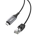 CableCreation USB C to Ethernet Cable 10FT, USB C to RJ45 Internet LAN Network Cable, Gigabit Directly Connected, Compatible with Thunderbolt 3/4, MacBook Pro, iPhone 16/15, iPad Pro, Dell XPS