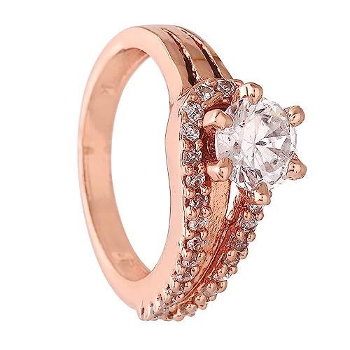 Fancy Solitaire Adjustable Finger Rings