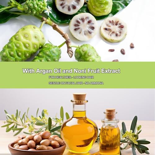 Men's Black Beard Dye for Gray Hair,Beard Color & Hair Dye Shampoo 3 in 1 for Men,Mustache & Beard Dye Black Works in Minutes,Long Lasting Beard Coloring,Herbal Black Hair Shampoo 6.76 Fl Oz - Image 6