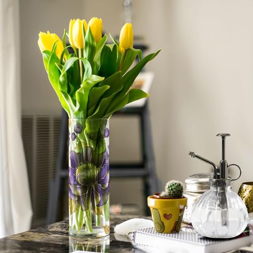Vase floral transparent en plastique résistant pour décoration de table - 6