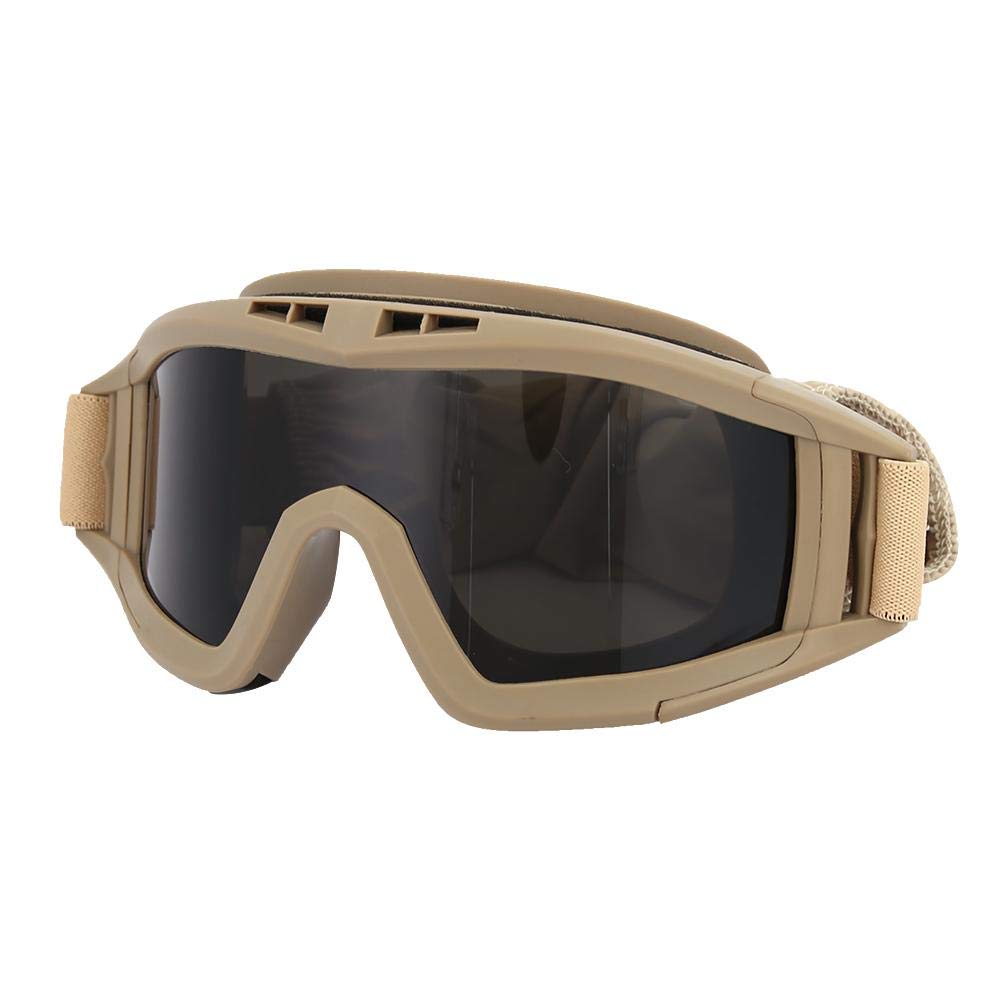 Tactics Goggle, Tactics Goggles Airsoft Paintball Ski Anti-Dust Anti-Fog Eye Protection Glasses Anti Fog Military Glasses