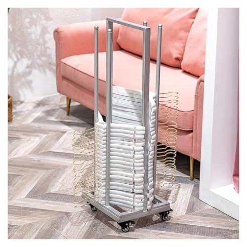 Support de rangement pour cintres idéal pour optimiser la buanderie familiale
