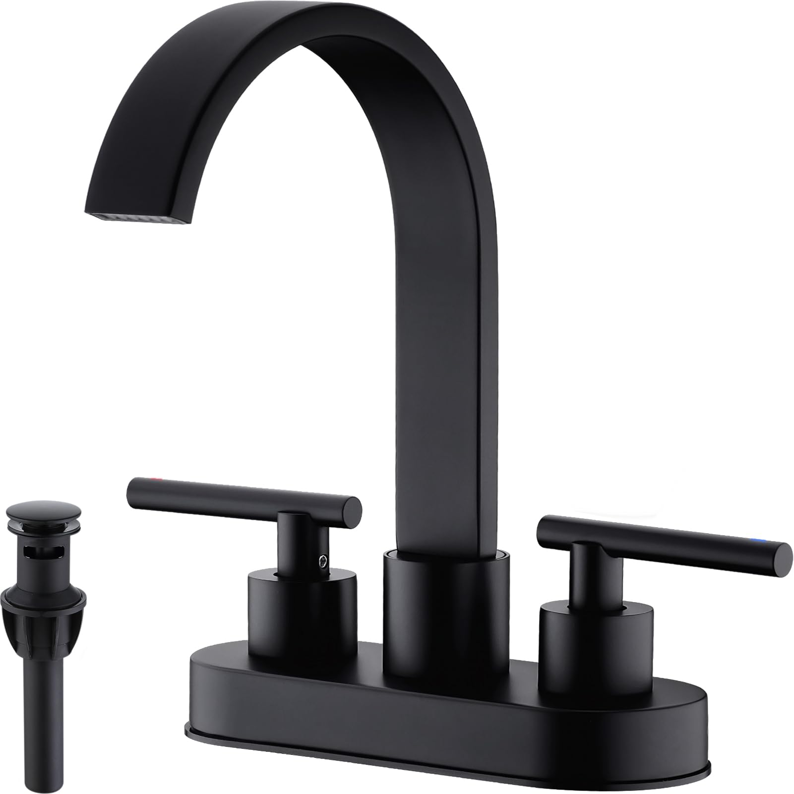 Robinet de salle de bain noir mat pour une ambiance spa à la maison