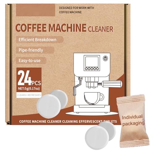 HI FINE CARE Coffee Machine Cleaner Tablets, Powerful Descaling &