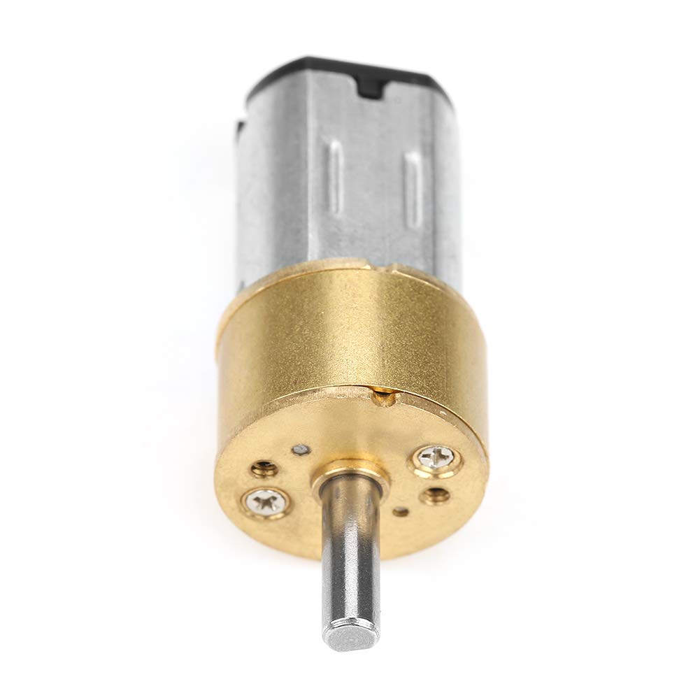 Micro Réducteur Moteur à Réduction de Vitesse, Boîte de Vitesse en Métal pour Jouet Robot Voiture RC, 6V DC 60 RPM 100 RPM 300 RPM 600 RPM, Compatible avec Projets DIY