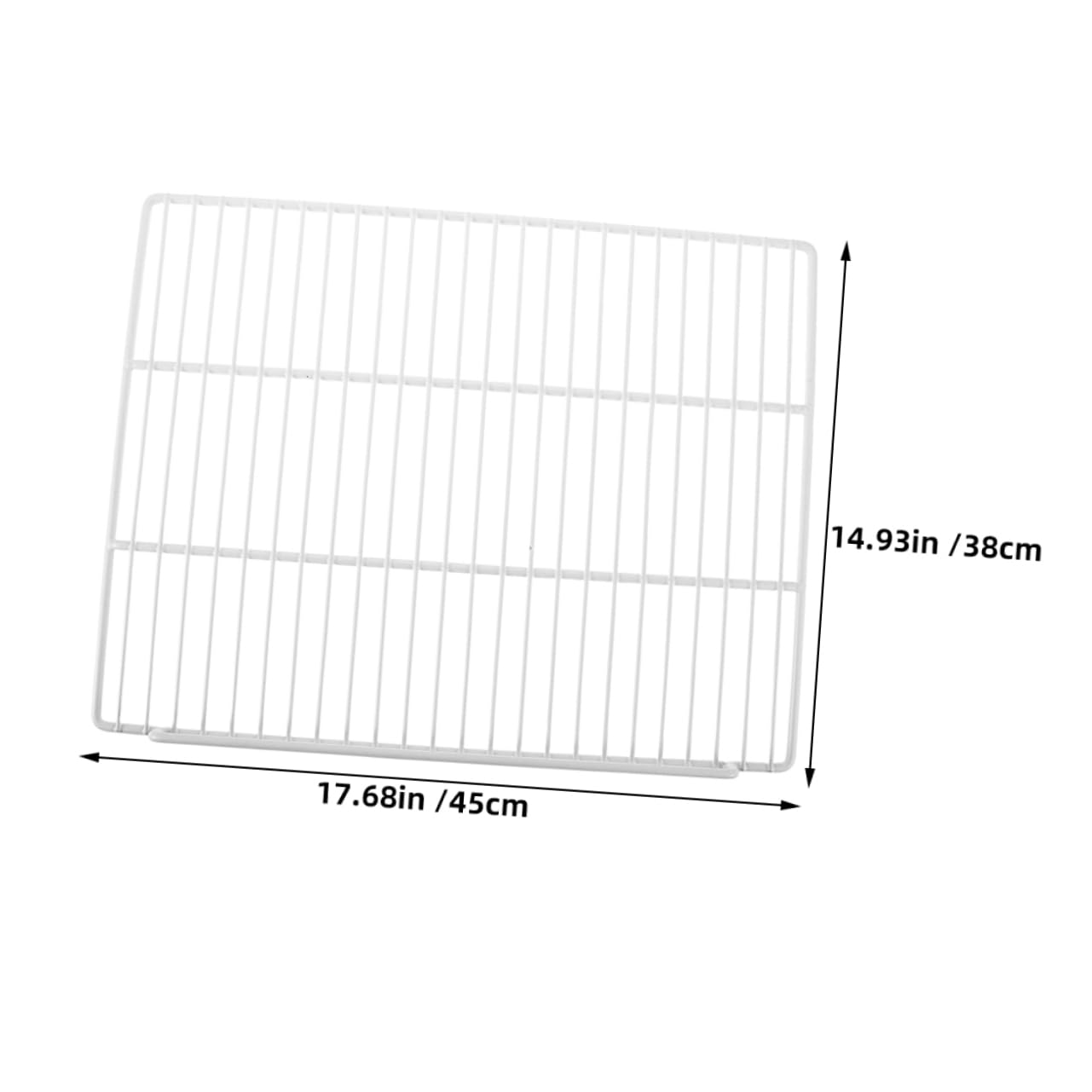 Estante Divisorio para Refrigerador y Congelador de Acero Blanco 1 Pieza
