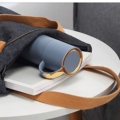 SHYOD Vacío aisladas en la Taza del Viaje Prueba de derrames Taza de café con Acero Inoxidable de Doble Pared de… - Imagen 7