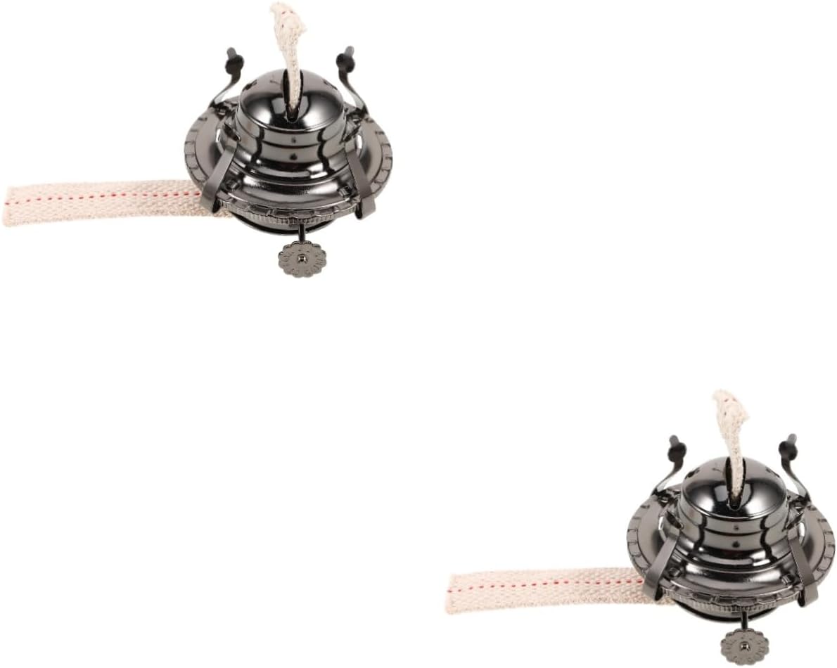 2pcs Vintage Kerosene Lamp Burner Parts Retro Oil Lamp Accessory for Home and Outdoor Use Deep Easy to Install and Functional
