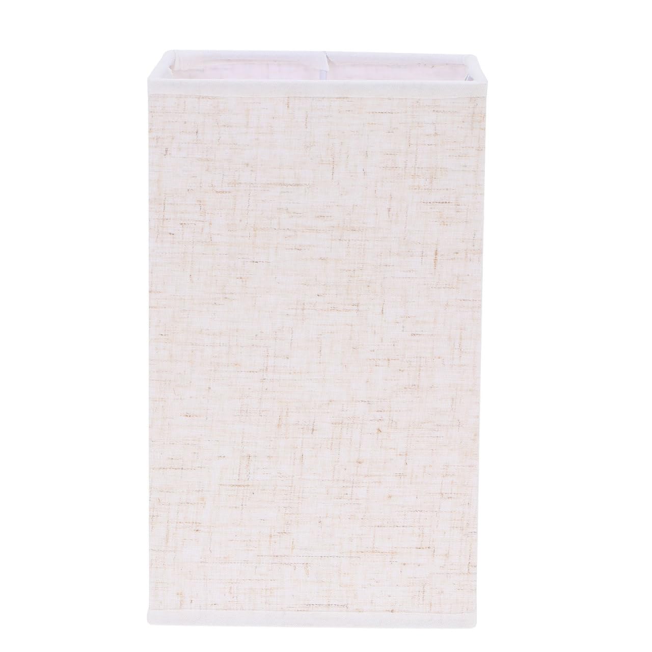 WATIIFUFU Rectangle Lamp Shades E27 Cloth Lamp Shade with Iron Frame Offering Decorative Diffuse Lighting and Protection for Room and Bedroom