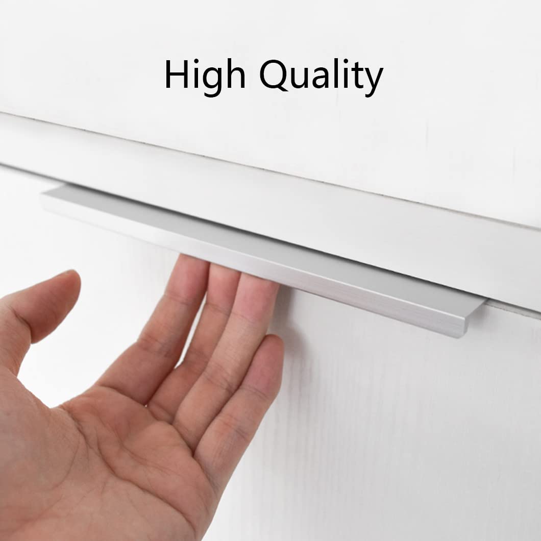 Mynoozi 5 stuks 280 mm lang (255 mm gat midden) keukenkast deurgrepen trekken, hardware lade handgrepen, keuken lade handgrepen, kast deurgrepen ( zwart