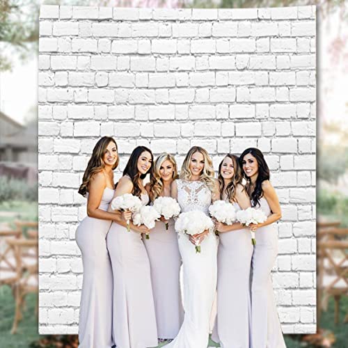 Fondo Fotográfico LfeeY Vinilo Ladrillo Blanco 10x8ft miniatura 6
