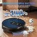 eitton Robot Vacuum Cleaner with Mop, 3-in-1 Robotic Vacuums, 5000Pa Strong Suction, Auto Recharging,Long Running Time, Timing Function, App/WiFi/Voice/Remote for Hard Floor and Pet Hair