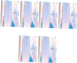 Ciieeo 6 Pçs Colorido Fichário Carta Fichário Capa Fichário Protetor Arquivo Prendedor Pasta Pastas De Arquivo De Plástico Pastas De Papel Pastas De Plástico Pastas De Arquivos Pasta De