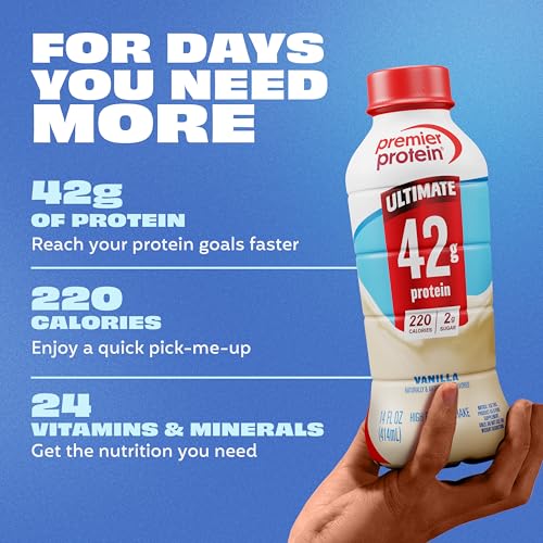 Image of Premier Protein ULTIMATE 42g High Protein Shake, Vanilla, 4 Pack
