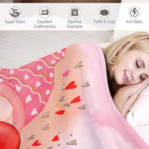 Couverture de lit en peluche douce 127x152cm pour canapé - 5