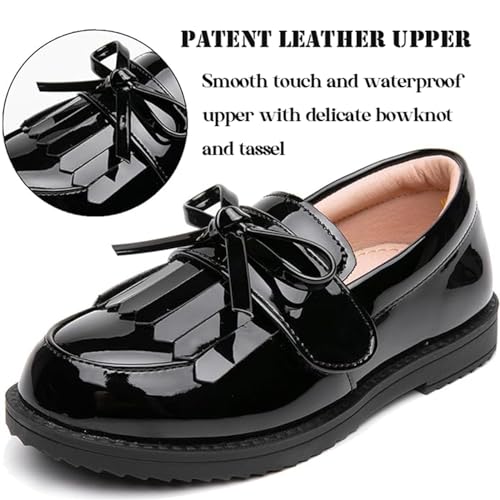 Ppxid D0644-1234 Girl'S British Style Oxford Shoes Dress Shoes Black School Uniform Shoes thumb #6