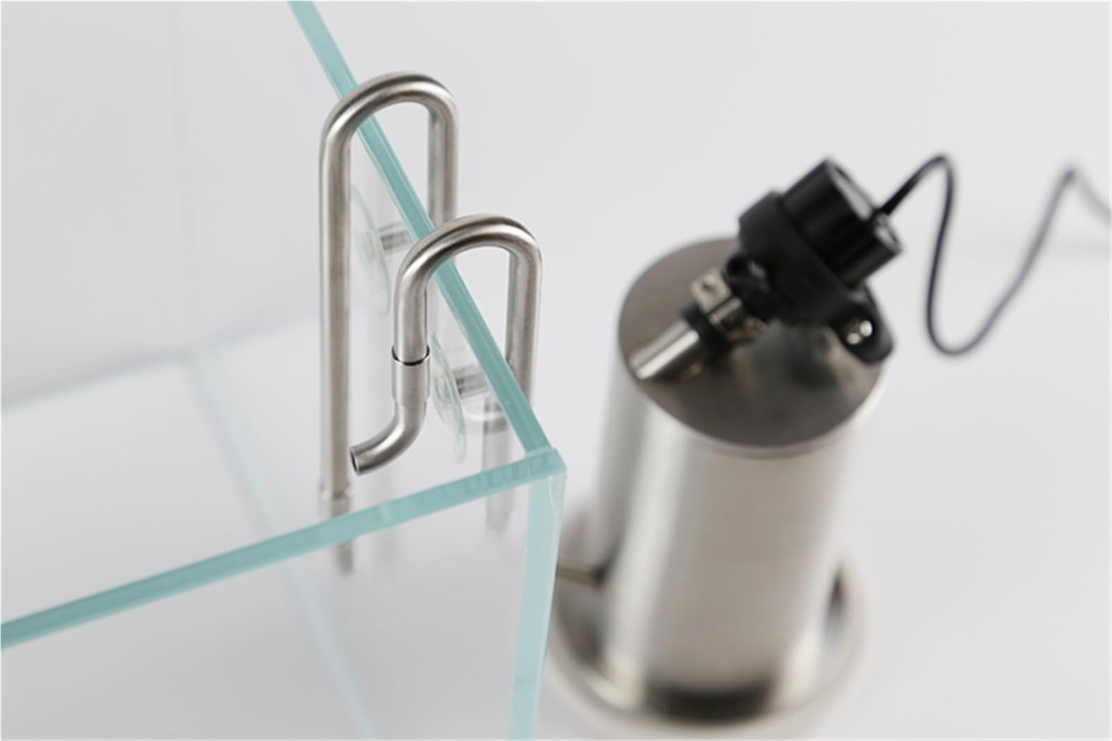 Filtro per Acquario, Filtri for Acquario in Acciaio Inossidabile, Mini Filtro Esterno for da Tavolo con Pompa 'Acqua per Acqua Fredda(ES150mini)