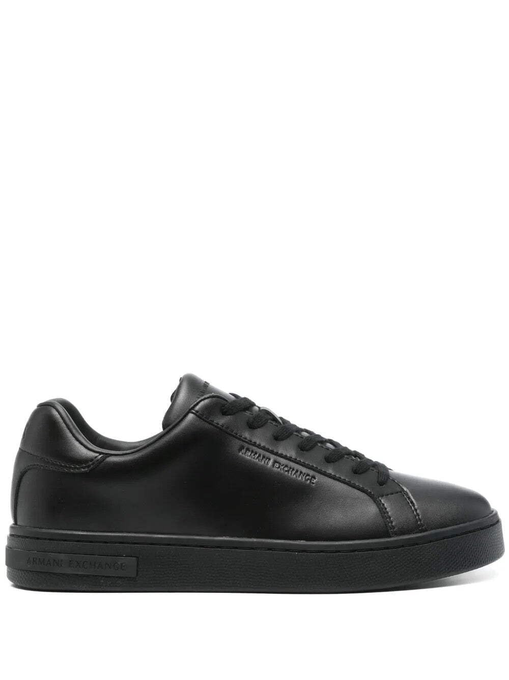 Armani Exchange Men's London Sneaker, Black Beauty, 10.5 UK