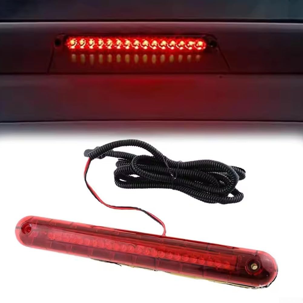 Red 24-LED High Mount Third Brake Stop Tail Light Lamp for Car