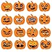 PRETYZOOM Halloween Citrouille Autocollants Dessin Animé Mousse Jack O Lanterne Cercle Rond Visage Autocollants Enfants DIY Décalcomanies Décoratives pour Fête Goodie Sac