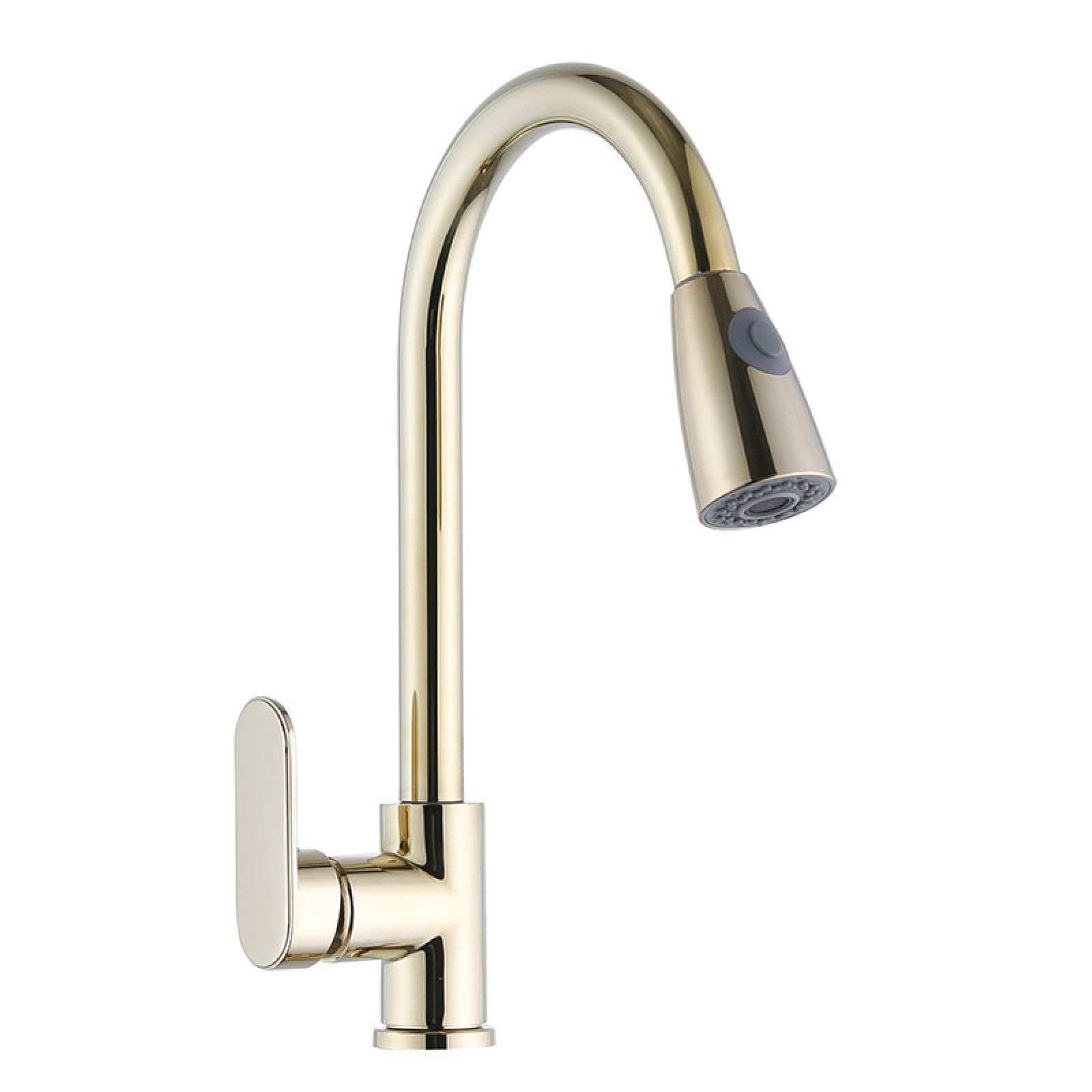 Grifo mezclador de cocina de agua con acabado elegante y diseño ergonómico monomando