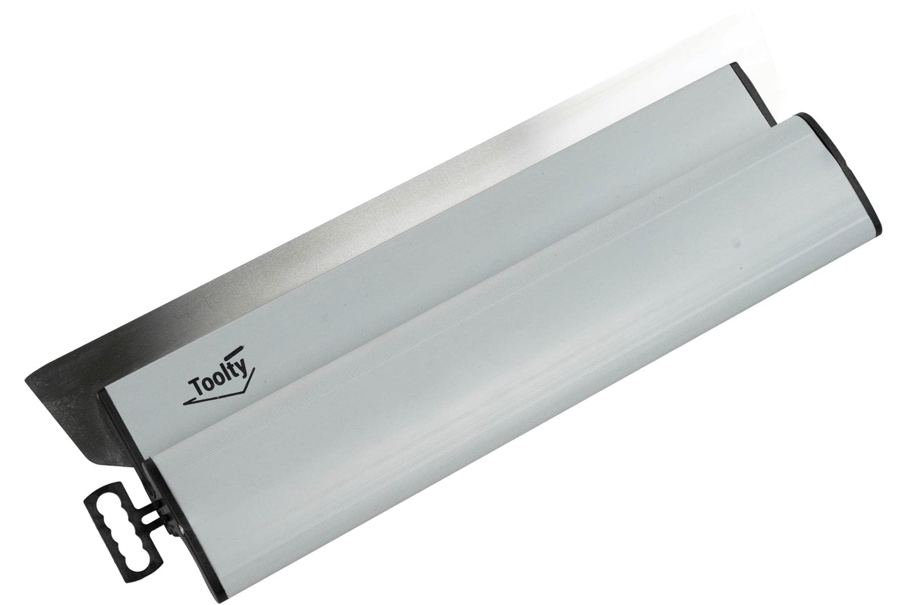 Toolty Skimming Spatula - Finishing Trowel - 400 Mm (15.75 Inch) - Stainless Steel Blade - With Pvc Handle - For Finishing And Smoothing - Diy - Tlty-4845