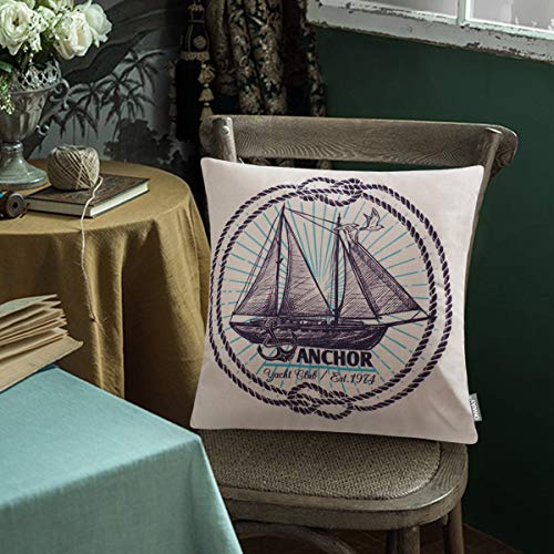 ONWAY Ocean Park Cotton Linen Theme Decorative Pillow Cover - Image 7