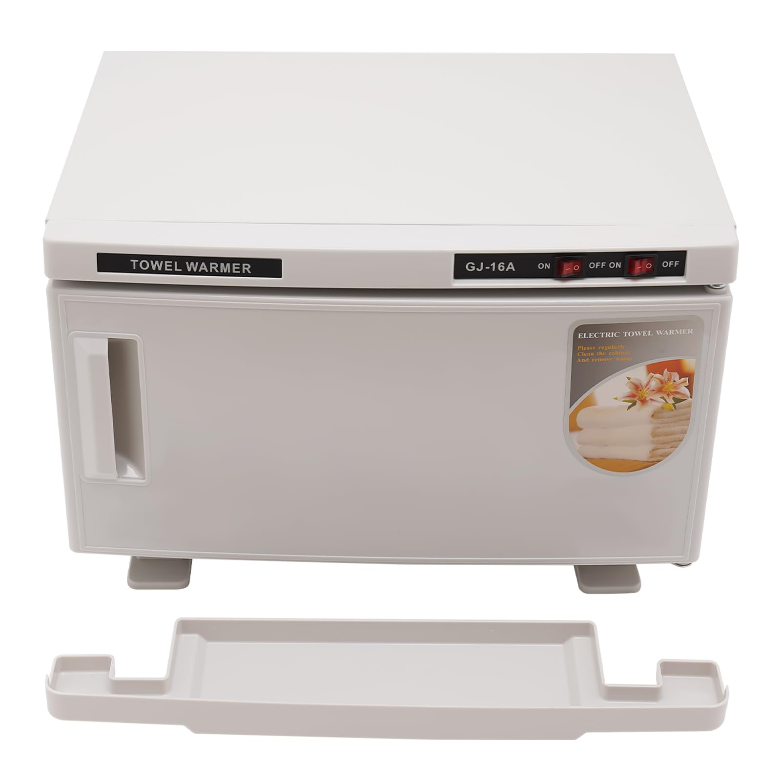 (RTD-16A) Hot Towel Warmer Cabinet, Spa Hot Towel, Towel Heater, Electirc Towel Warmer, Hot Bath Towel Warmer Heating Use for Facial Spa, Hair Beauty, Salon Equipment and Home, 17.7 * 13.7 * 11.6in