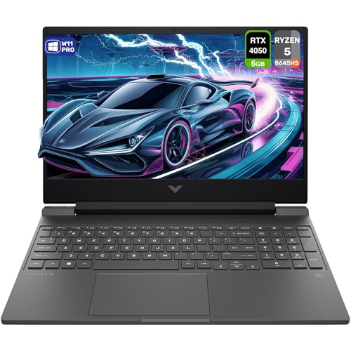 HP Victus Gaming Laptop, AMD Ryzen 5 8645HS, 64 GB DDR5 RAM, 2 TB PCIe SSD, 15.6' FHD (1920x1080)...