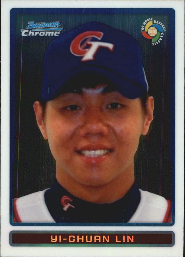 2009 Bowman Chrome WBC Prospects #BCW26 Yi-Chuan Lin